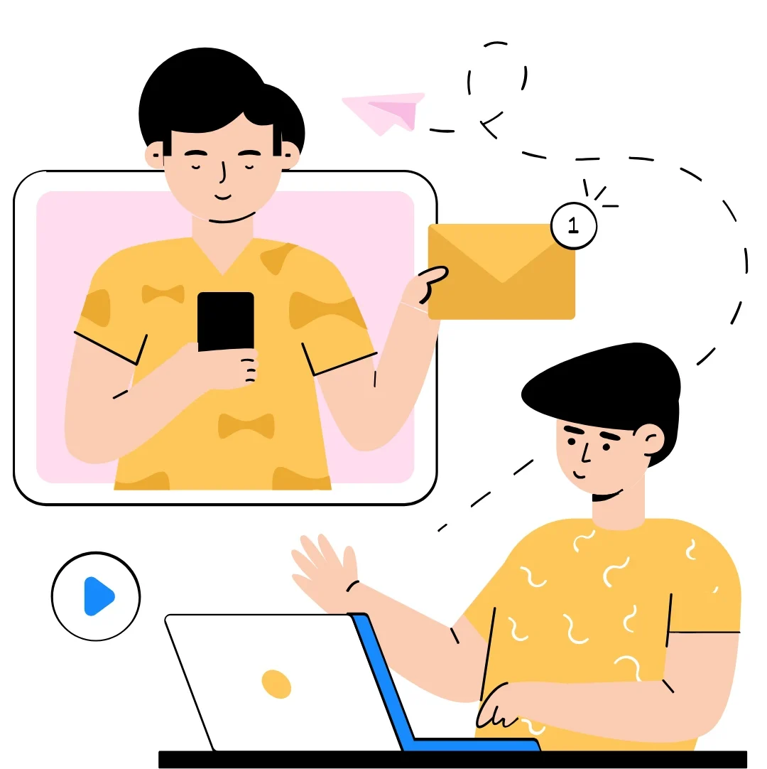 ارسال ایمیل و پاسخ خودکار به مشتریان
